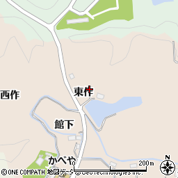 福島県いわき市平中神谷東作周辺の地図