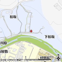 福島県いわき市好間町北好間下松坂周辺の地図
