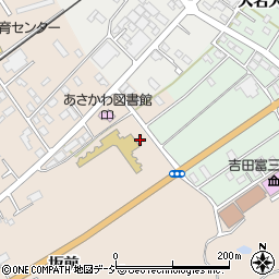 浅川町役場　あさかわこども園保育部周辺の地図