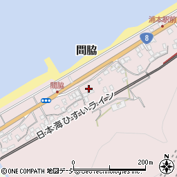 新潟県糸魚川市間脇周辺の地図