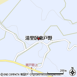 新潟県上越市清里区東戸野周辺の地図