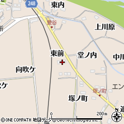 福島県いわき市好間町愛谷東前周辺の地図