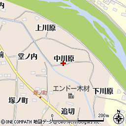 福島県いわき市好間町愛谷中川原周辺の地図