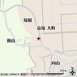 福島県いわき市平泉崎京塚周辺の地図