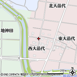 福島県いわき市平下神谷西大苗代周辺の地図