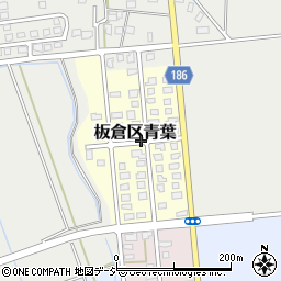 新潟県上越市板倉区青葉周辺の地図