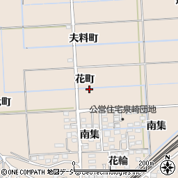 福島県いわき市平泉崎花町周辺の地図
