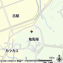 福島県いわき市平中塩鬼馬塚周辺の地図