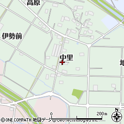 福島県いわき市平原高野（中里）周辺の地図