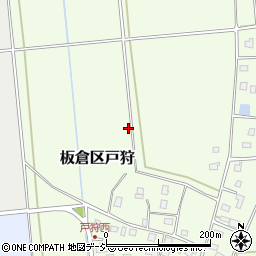 新潟県上越市板倉区戸狩周辺の地図