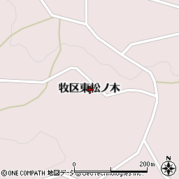 新潟県上越市牧区東松ノ木周辺の地図