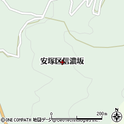 新潟県上越市安塚区信濃坂周辺の地図