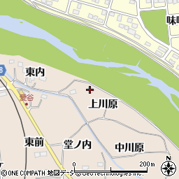 福島県いわき市好間町愛谷（上川原）周辺の地図