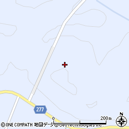 福島県白河市表郷八幡牛房ヶ作周辺の地図