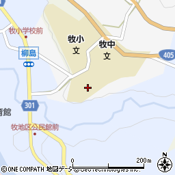 上越市牧学校給食センター周辺の地図
