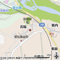 福島県いわき市好間町愛谷花輪周辺の地図