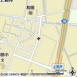 新潟県上越市上箱井周辺の地図