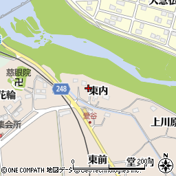 福島県いわき市好間町愛谷東内周辺の地図