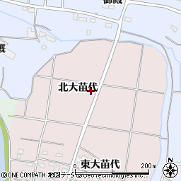 福島県いわき市平下神谷北大苗代周辺の地図