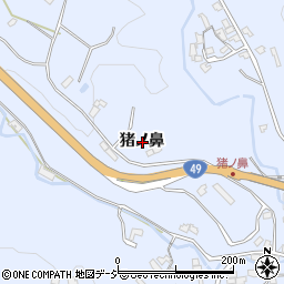 福島県いわき市好間町北好間猪ノ鼻周辺の地図