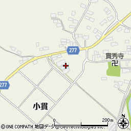 福島県浅川町（石川郡）小貫（郷蔵）周辺の地図