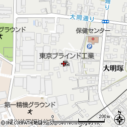 東京ブラインド工業株式会社　福島工場周辺の地図