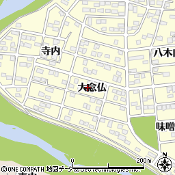 福島県いわき市平下平窪大念仏周辺の地図