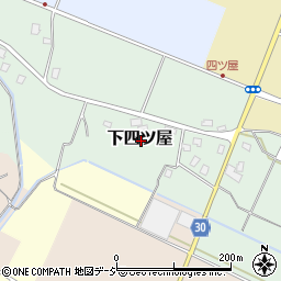 新潟県上越市下四ツ屋周辺の地図