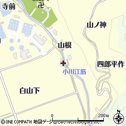 福島県いわき市平下平窪（白山下）周辺の地図