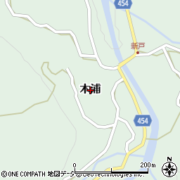 新潟県糸魚川市木浦周辺の地図