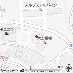 福島県いわき市好間工業団地周辺の地図