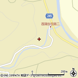 新潟県上越市名立区西蒲生田442周辺の地図