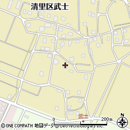新潟県上越市清里区武士1258周辺の地図