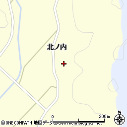 福島県白河市表郷小松北ノ内周辺の地図