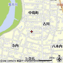 福島県いわき市平下平窪中島町8周辺の地図