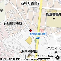 香島中学校前周辺の地図