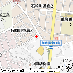 石川県七尾市石崎町（ヲ）周辺の地図