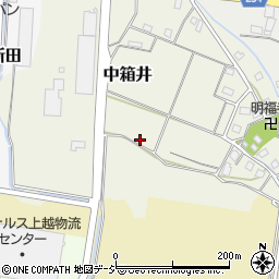 新潟県上越市中箱井周辺の地図