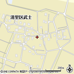 武士集会所周辺の地図