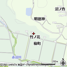 福島県いわき市平上片寄（竹ノ花）周辺の地図
