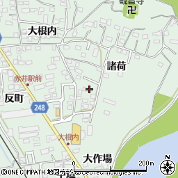 福島県いわき市平赤井諸荷197-1周辺の地図