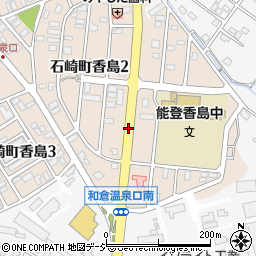 香島中学校前周辺の地図