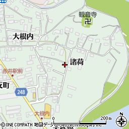 福島県いわき市平赤井諸荷191周辺の地図