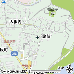 福島県いわき市平赤井諸荷192周辺の地図