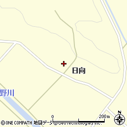 福島県白河市表郷小松日向145周辺の地図