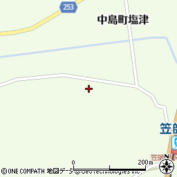 石川県七尾市中島町塩津ヤ周辺の地図