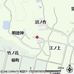 福島県いわき市平下片寄明徳神周辺の地図