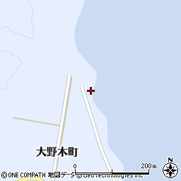 石川県七尾市大野木町（ニ）周辺の地図
