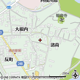 福島県いわき市平赤井諸荷187周辺の地図