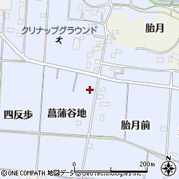福島県いわき市四倉町細谷菖蒲谷地周辺の地図